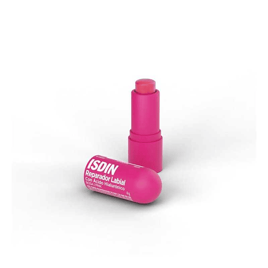 ISDIN REPARADOR LABIAL Stick con Ácido Hialurónico Rosa 4g