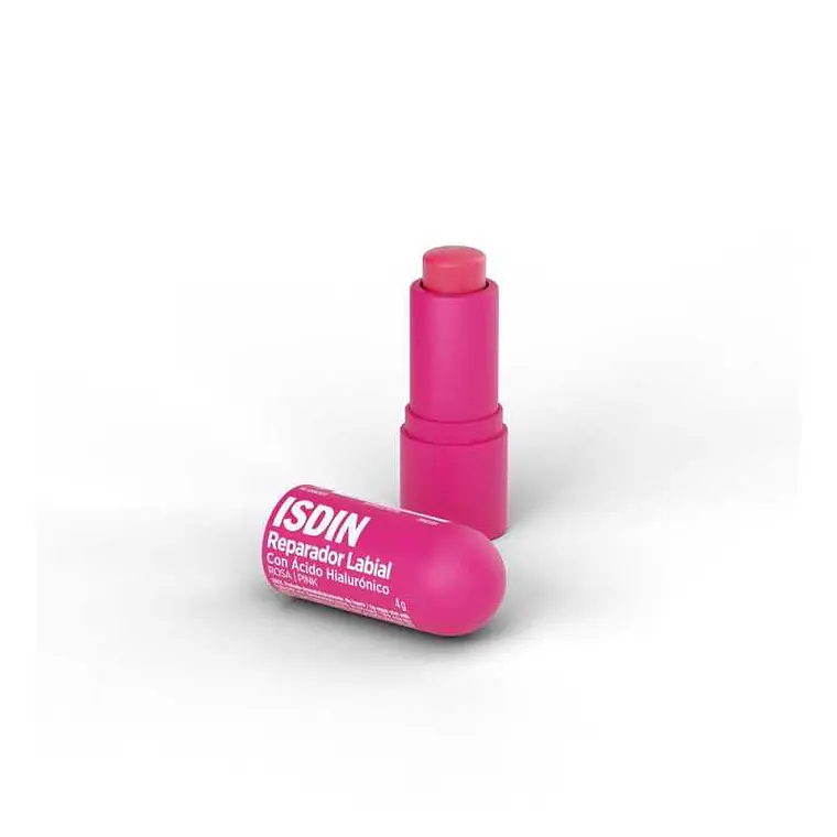 REPARADOR LABIAL STICK CON ÁCIDO HIALURÓNICO ROSA 4g 1