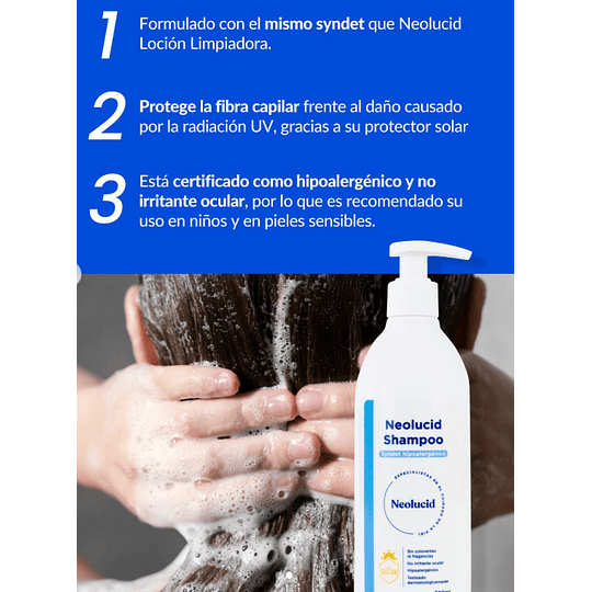 NEOLUCID SHAMPOO SYNDET HIPOALERGÉNICO 300ML