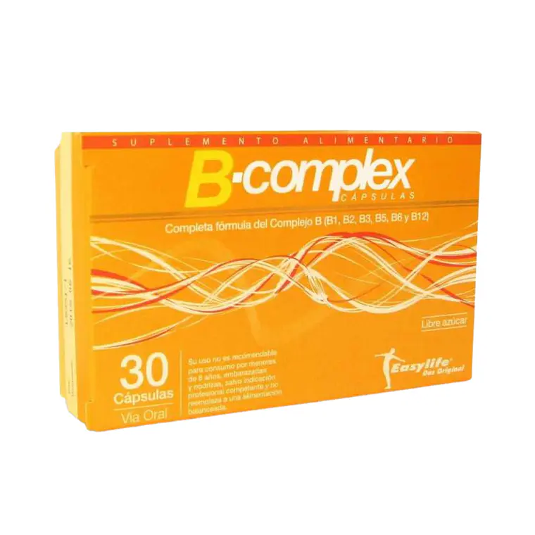 B-COMPLEX 30 CAPSULAS 1