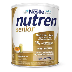 COMPLEMENTO ALIMENTARIO NUTREN® SENIOR SABOR NEUTRO SIN LACTOSA 740 GRS.