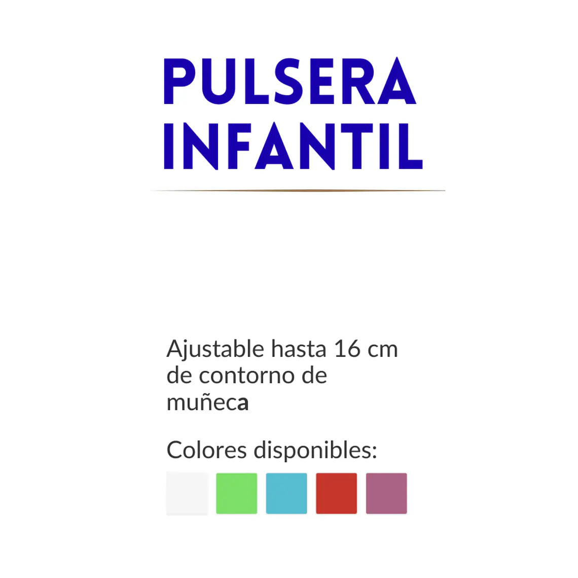 PULSERA PERSONALIZADA INFANTIL ABEJITA PIN 3