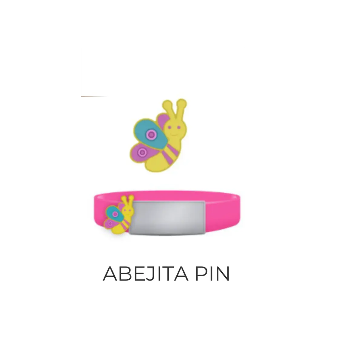 PULSERA PERSONALIZADA INFANTIL ABEJITA PIN 2