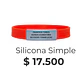 PULSERA PERSONALIZADA ADULTO SILICONA SIMPLE - Miniatura 1