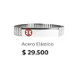 PULSERA PERSONALIZADAADULTO ACERO ELÁSTICO - Miniatura 1