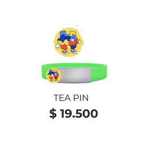 PULSERA PERSONALIZADA INFANTIL TEA PIN