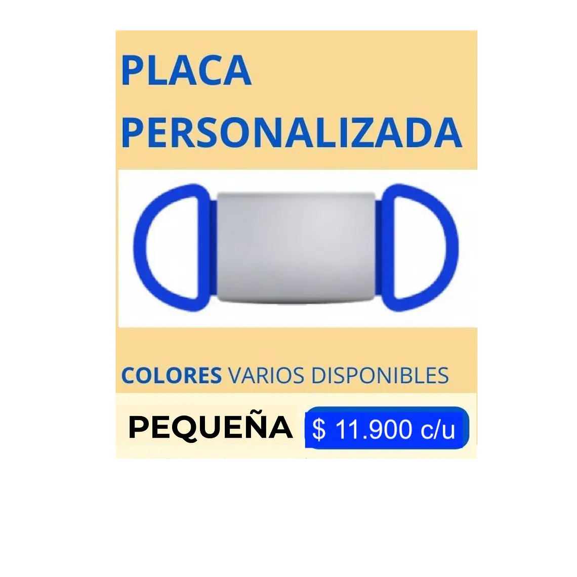 PLACA MASCOTA PEQUEÑA 2