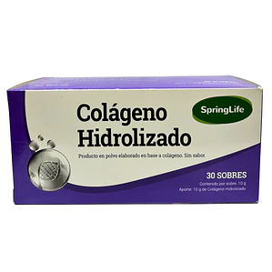 COLAGENO HIDROLIZADO SPRINGLIFE 30 SOBRES X 10G