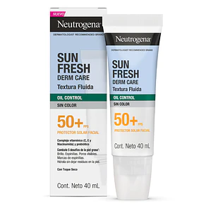 PROTECTOR SOLAR SUN FRESH DERM CARE SIN COLOR 50+FPS 40ML