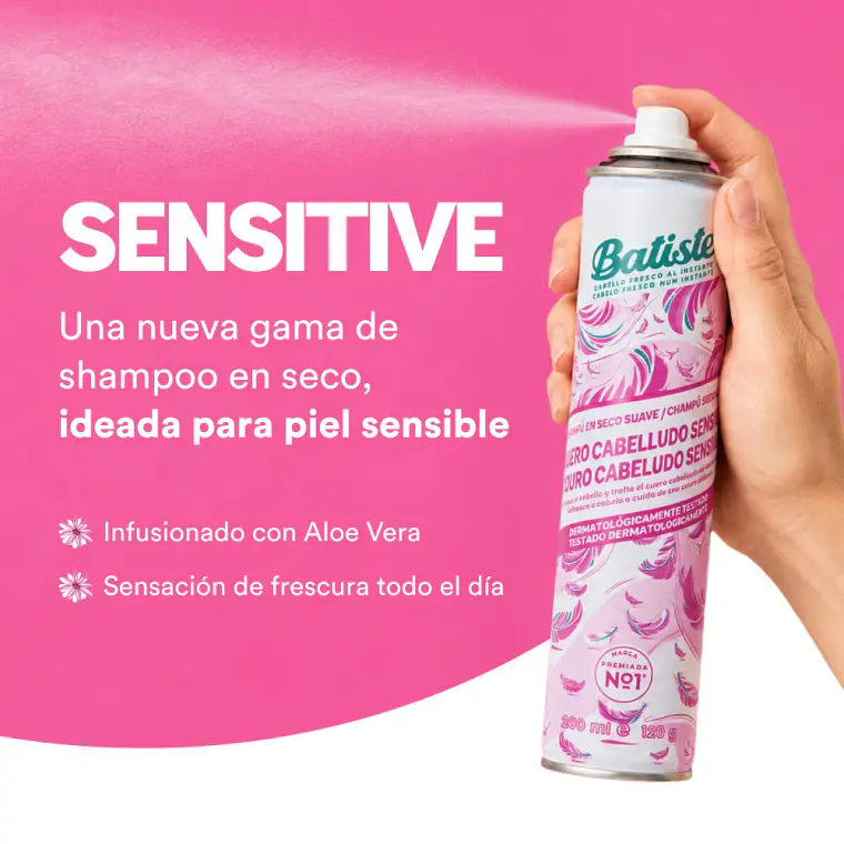 SHAMPOO EN SECO SUAVE BATISTE 200ML 2