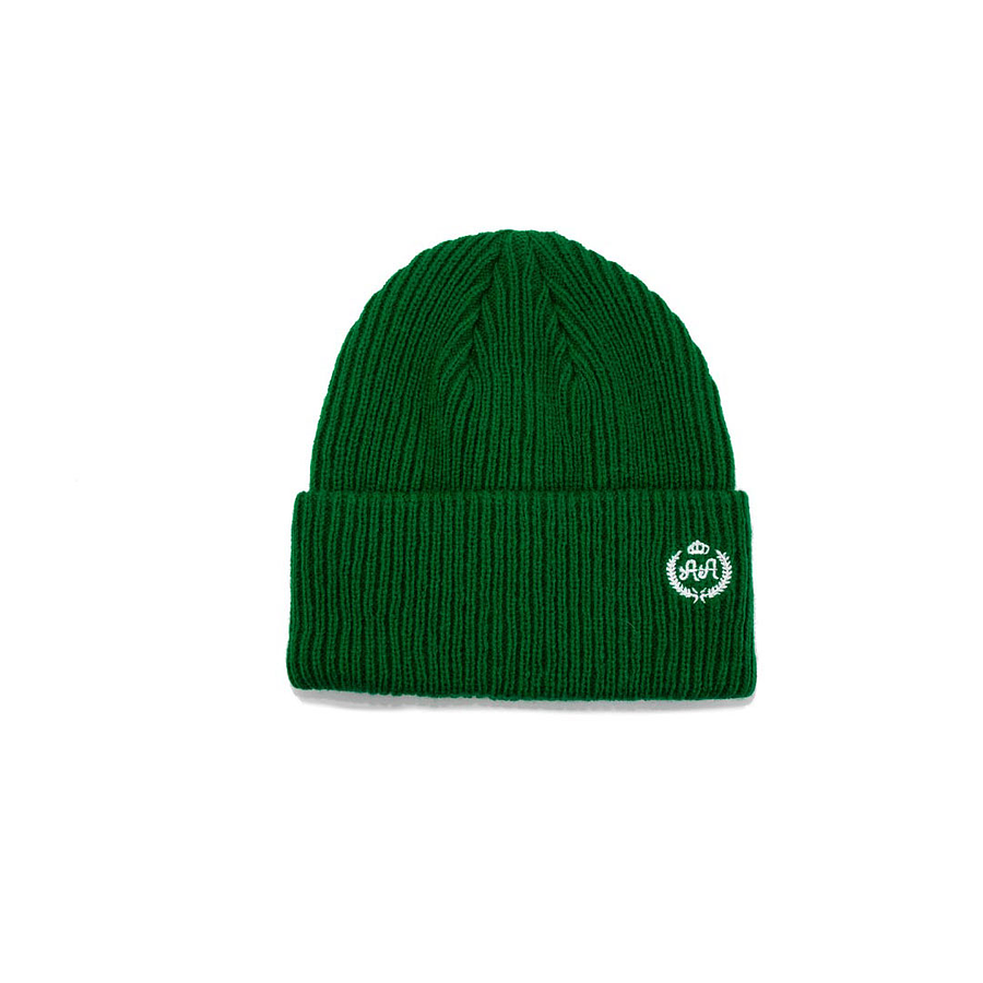 Gorro Double AA - Chunky Knit Green Beanie