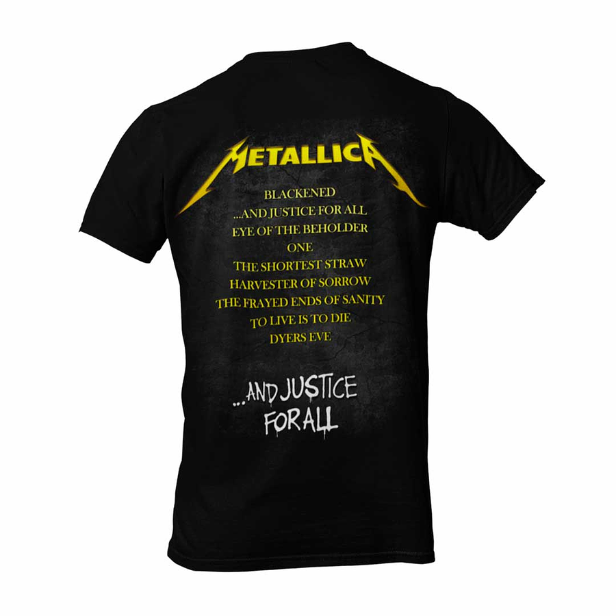 Polera Metallica - And justice for all