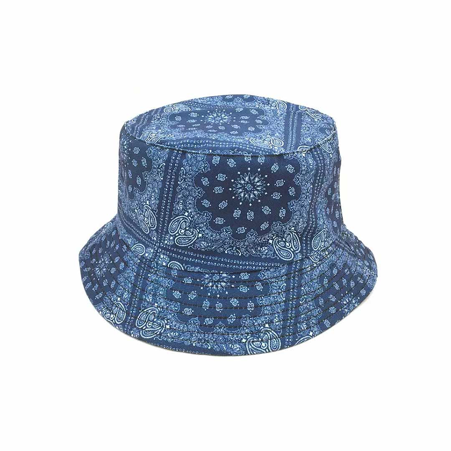 Bucket Hat Reversible Blue 
