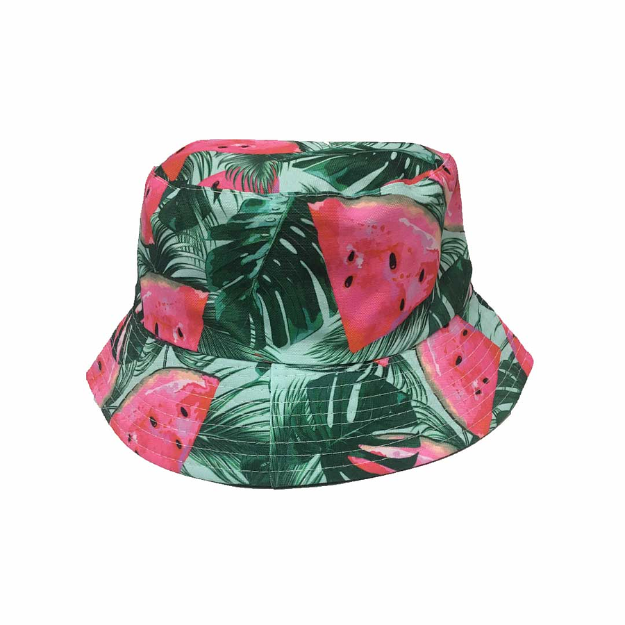 Bucket Hat Reversible Watermelon/Black