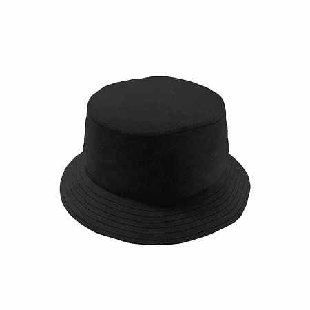 Bucket Hat Reversible  - Black/White-Gray Tie Dye