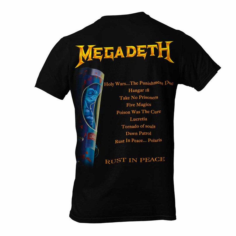 Polera Megadeth Rust in Peace