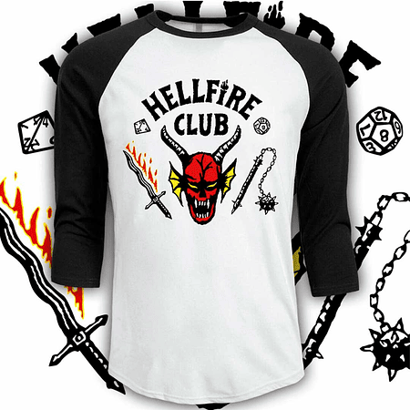 Polera Stranger Things - Hellfire Club 