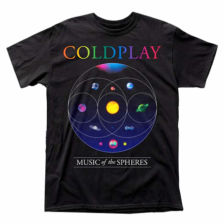 Polera Coldplay - Music of the Spheres