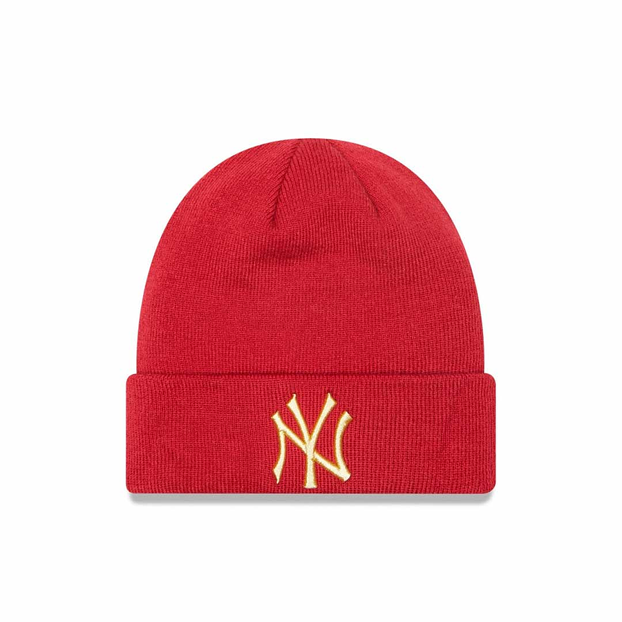 Beanie New York Yankees MLB Dark Red Woman