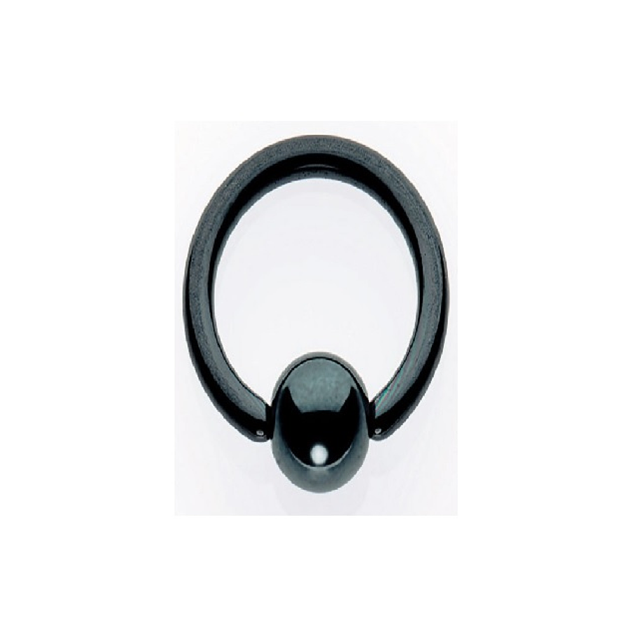 Ball Closure Aro Negro 1,6 mm