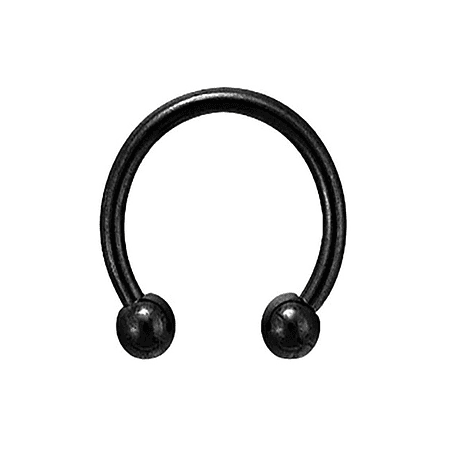 Circular Barbell Negro - 1,2 mm