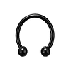 Circular Barbell Negro - 1,6 mm