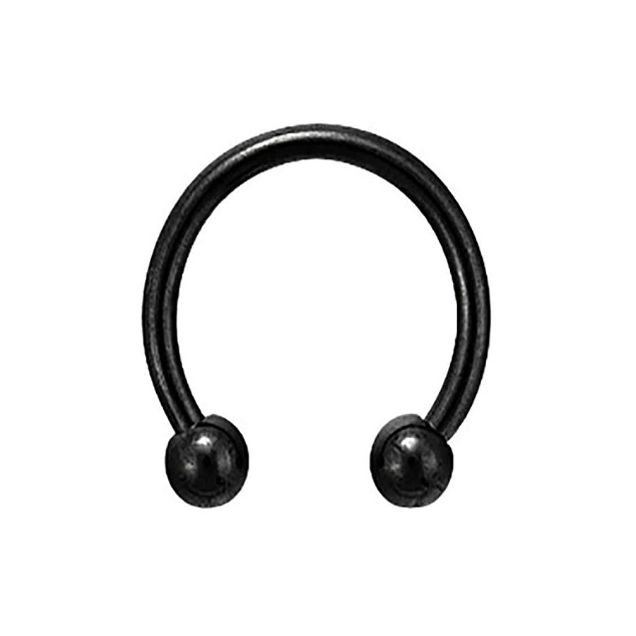 Circular Barbell Negro - 1,6 mm