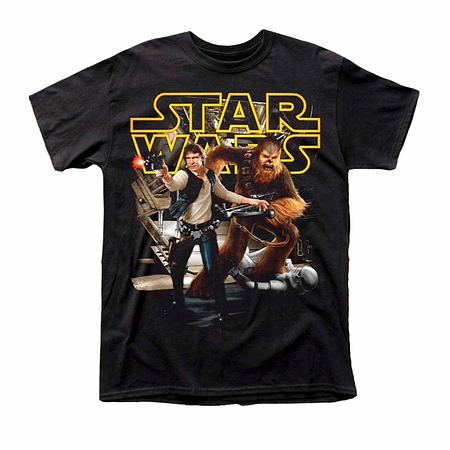Poleras Star Wars Han Solo & Chewie