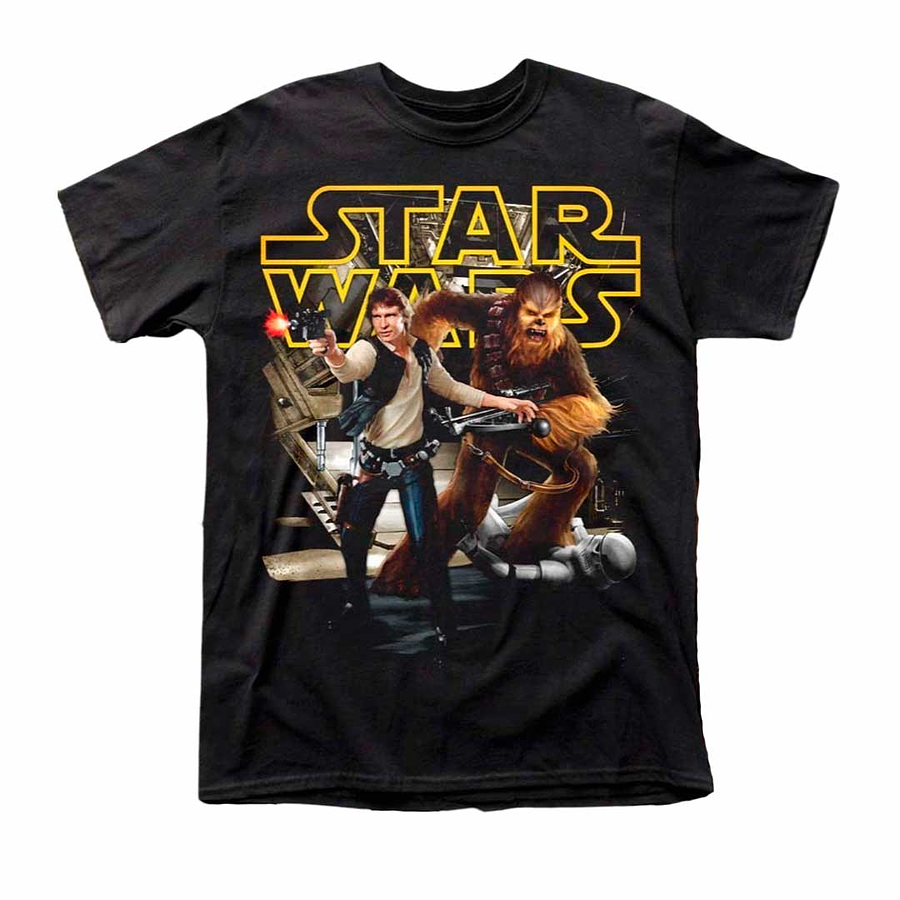 Poleras Star Wars Han Solo & Chewie
