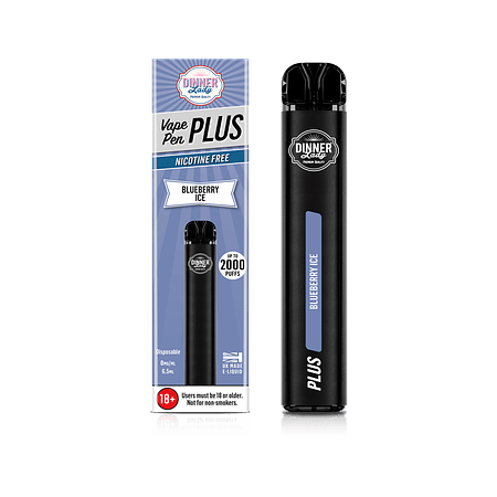 Vape Pen PLUS - 2000 Puffs - Blueberry Ice