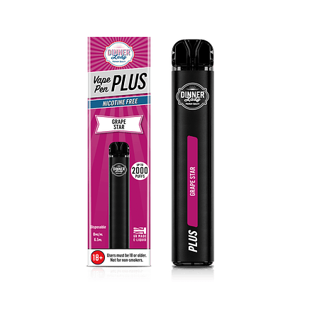 Vape Pen PLUS - 2000 Puffs - Grape Star