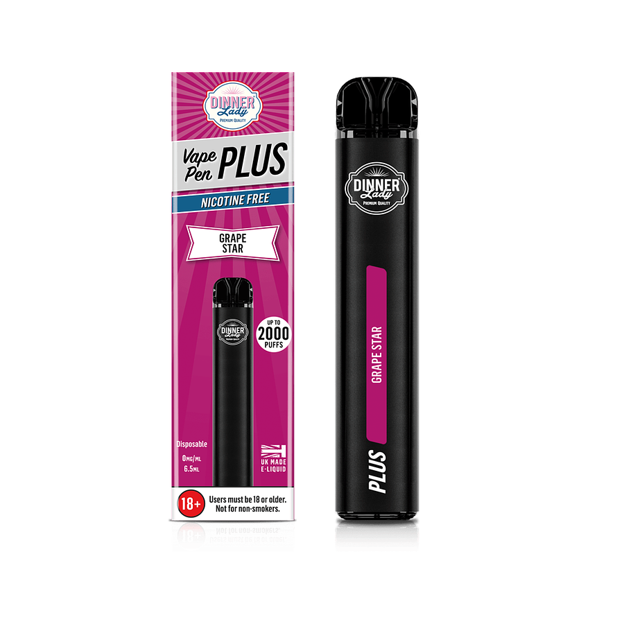 Vape Pen PLUS - 2000 Puffs - Grape Star