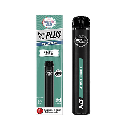Vape Pen PLUS - 2000 Puffs - Spearmint Menthol