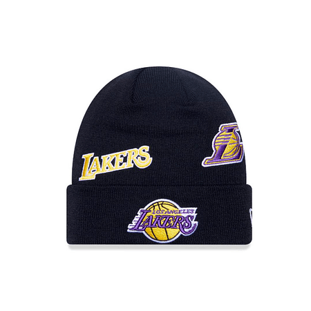 Knit NBA Los Angeles Lakers Cold Season Black New Era