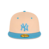 Gorra 59fifty MLB New York Yankees Ice Latte Pastel Orange