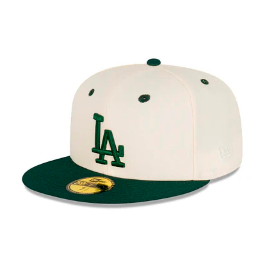 Gorra 59fifty MLB Los Angeles Dodgers Side Patch White