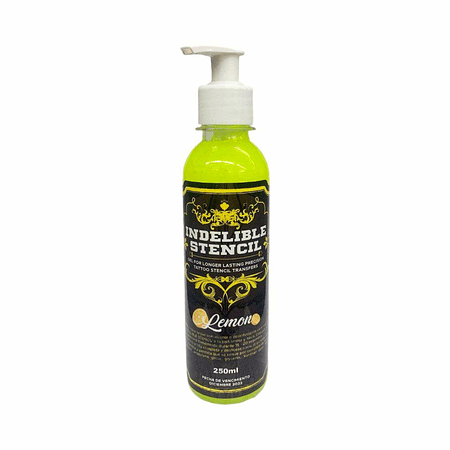 Indelible Stencil Lemon 250ml 