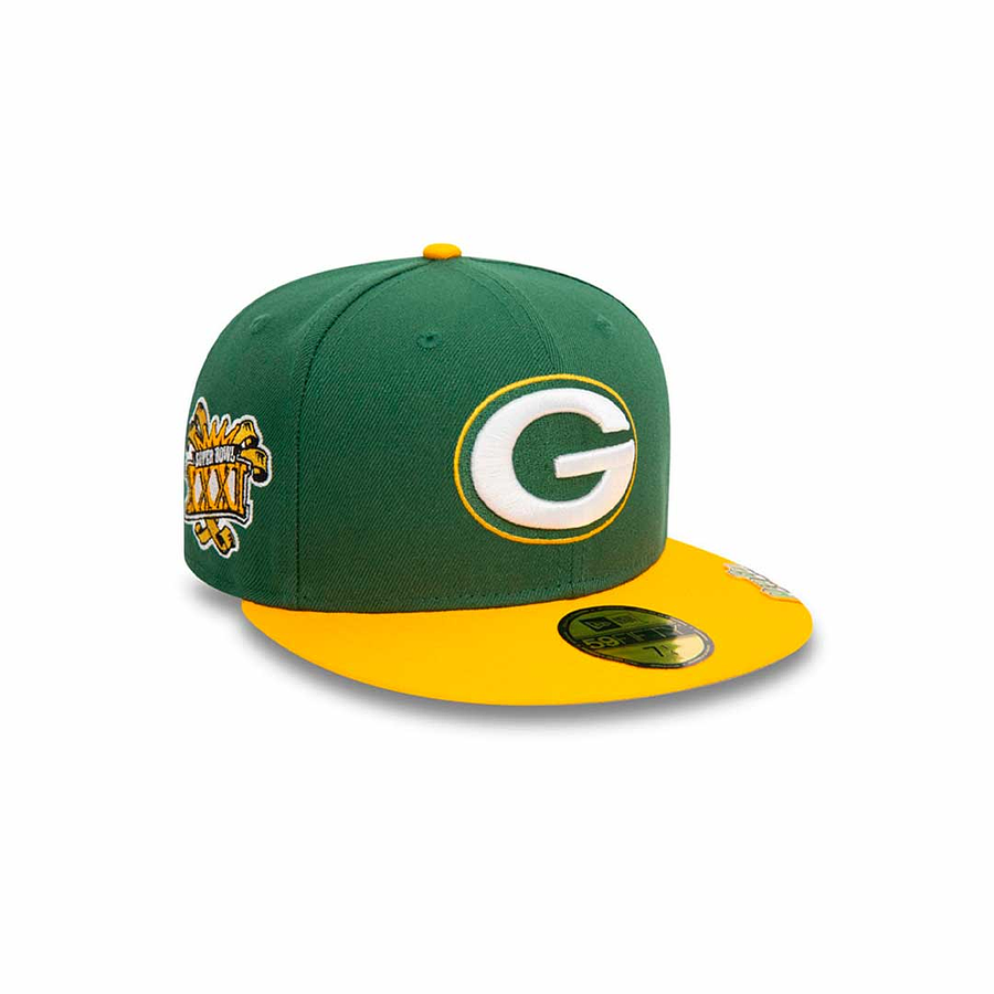 Gorra 59Fifty Green Bay Packers NFL Pin Pack Dark Green