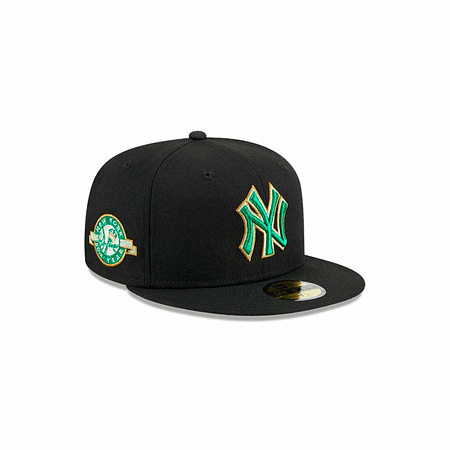 Gorra New York Yankees MLB 59Fifty Metallic Green Pop Black