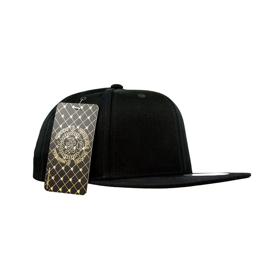 Gorra Snapback  Double AA - Sin Bordado Black