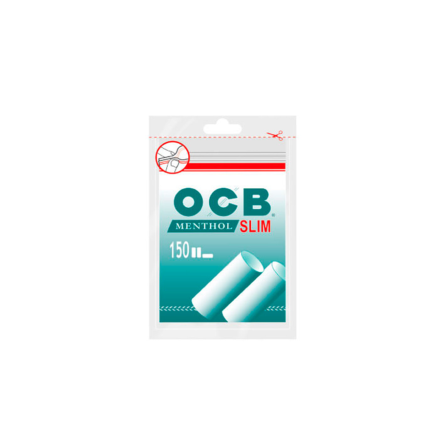 Filtro OCB Slim Menthol 6mm