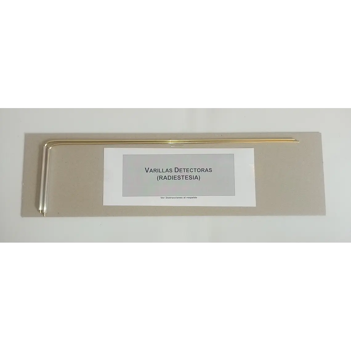 Varillas de Radiestesia en Bronce con Mangos en Aluminio - Manuales 1