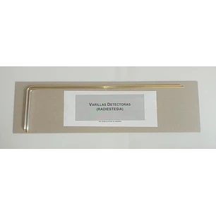 Varillas de Radiestesia en Bronce con Mangos en Aluminio - Manuales