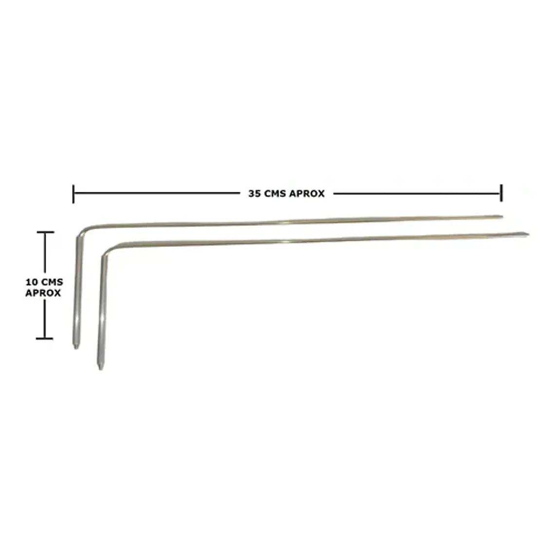 Varillas de Radiestesia en Bronce con Mangos en Aluminio - Manuales 4