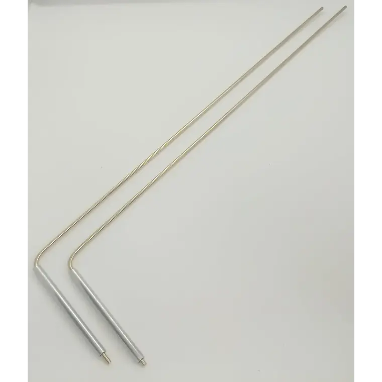 Varillas de Radiestesia en Bronce con Mangos en Aluminio - Manuales 6