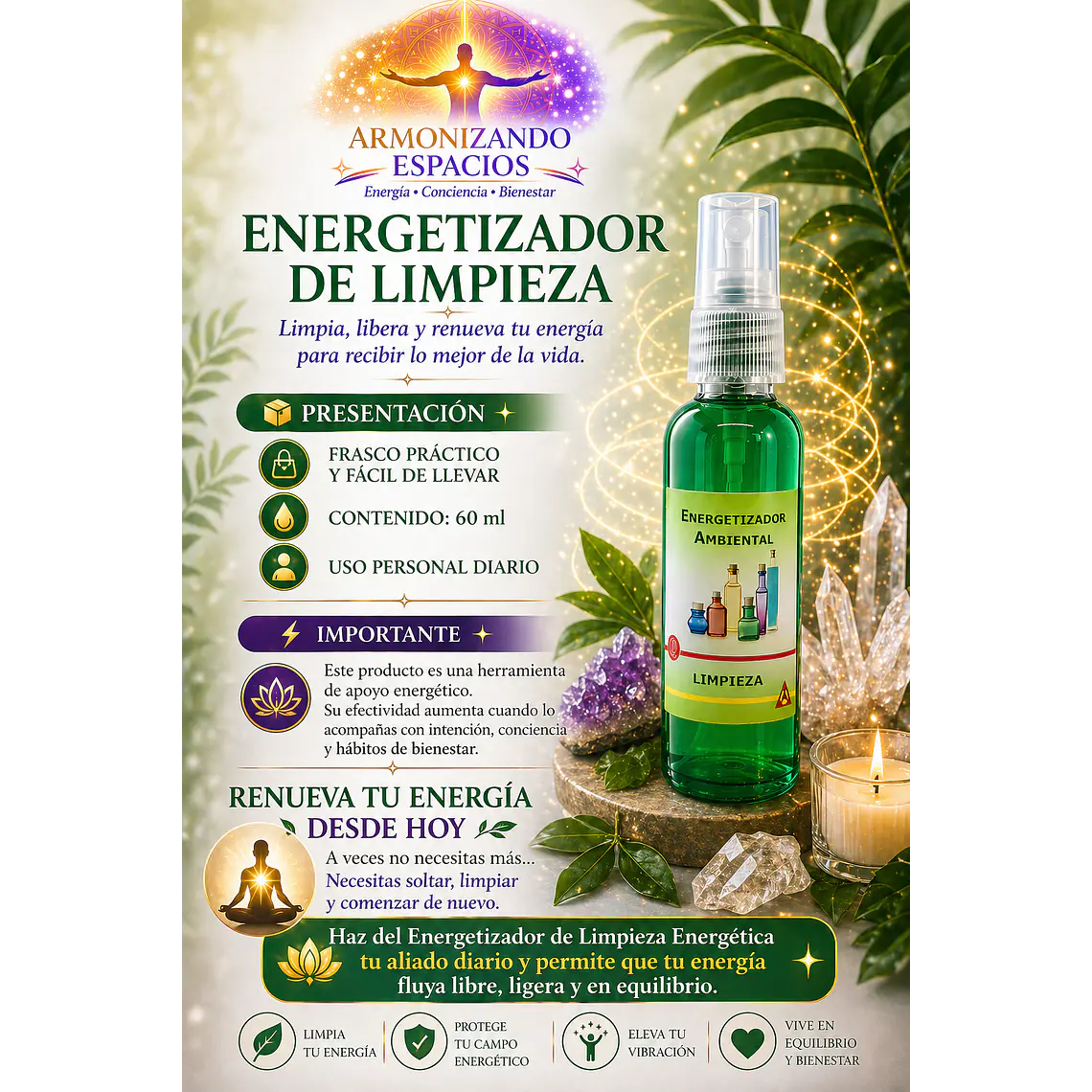 Energetizador de Limpieza Energética 3