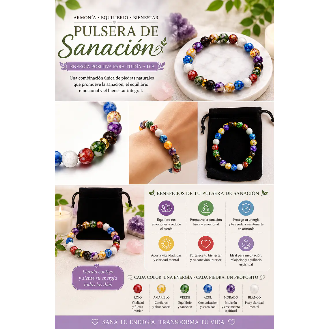 Pulsera de Sanacion 5