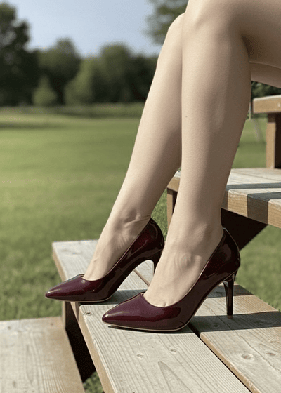 Zapato Burdeo Charol