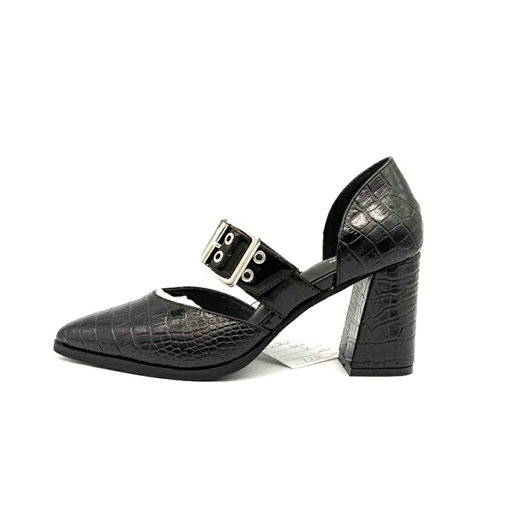 Zapato Negro Hebilla