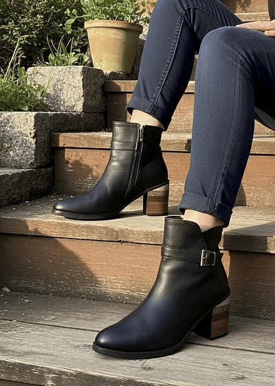 Botin Cuero Exs Segunda Mano 